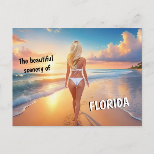 Florida - prachtig landschap briefkaart (Voorkant)