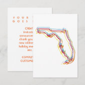 florida pride blur kaart (Voorkant / Achterkant)
