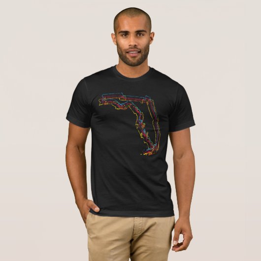 florida pride blur t-shirt (Voorkant volledig)