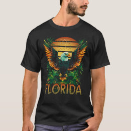Florida Pride Eagle Design T-shirt