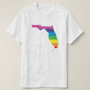 florida pride . gestreept. t-shirt