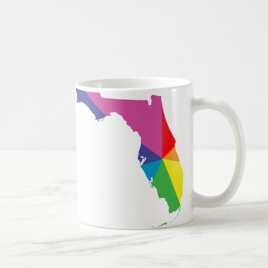Florida Pride, hoekig. Koffiemok (Rechts)