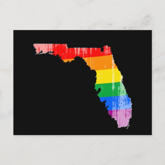 FLORIDA PRIDE - VERWIJDERD -.png Briefkaart (Voorkant)