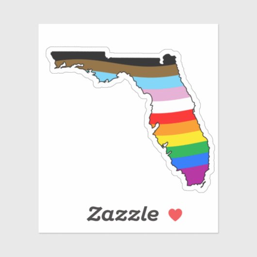 Florida Progress Pride Sticker (Vel)