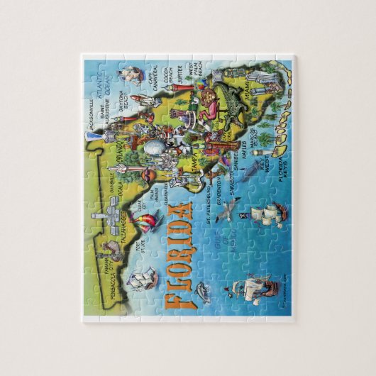 Florida Puzzle Legpuzzel (Verticaal)