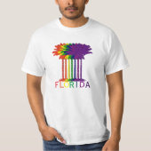 Florida Rainbow Palms T-shirt (Voorkant)