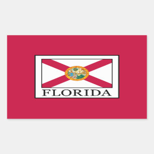 Florida Rechthoekige Sticker