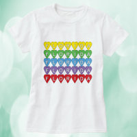 Florida Regenboog Hartjes Patroon
