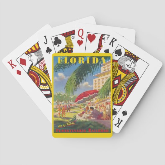 Florida Reis Speelkaarten (Achterkant)