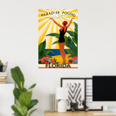 Florida Reisposter Sunshine State Nieuwe Retro Poster (Thuiskantoor)