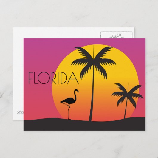 Florida reizen briefkaart (Voorkant / Achterkant)