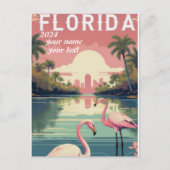  Florida Reizen Poster Poster Briefkaart (Voorkant)