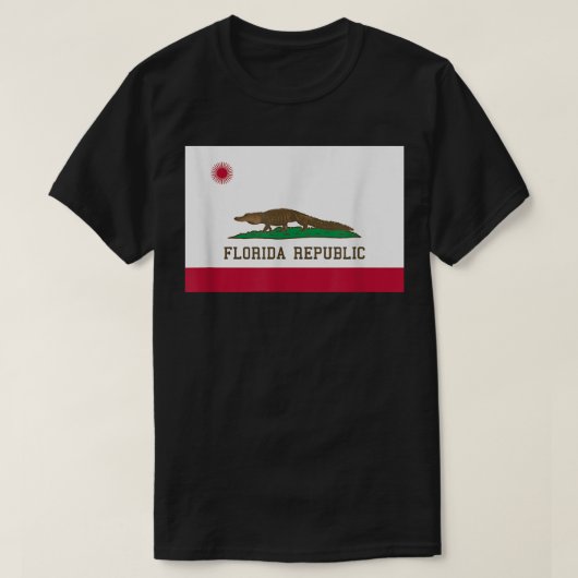 Florida Republic State Flag T-shirt (Design voorkant)