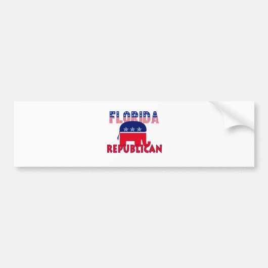 Florida Republikein Bumpersticker (Voorkant)