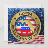 Florida Republikeinse Patriottische Uitnodiging - (Voorkant)