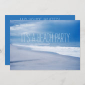 Florida Retro Beach Oceaan Feest Kaart (Voorkant / Achterkant)