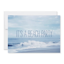 Florida Retro Blauwe Oceaan Strandfeest