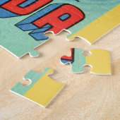 Florida Retro Kaart 11x14 BIG Pieces Jigsaw Puzzel (Zijkant)