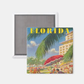 Florida Retro Magneet (Voorkant / Achterkant)