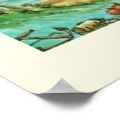 Florida Retro Map Poster (Hoek)