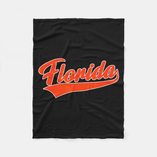 Florida - Retro ontwerp - Klassiek Fleece Deken (Voorkant)