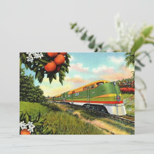 Florida Retro Verhuisaankondiging (Staand voorkant)