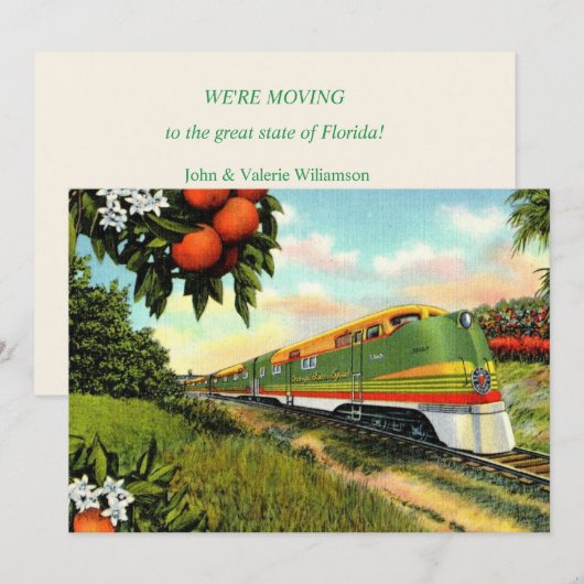 Florida Retro Verhuisbericht (Voorkant / Achterkant)
