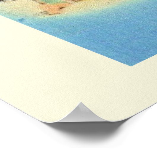  Florida Road Map Poster Print (Hoek)