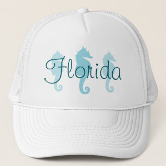 Florida Robin Egg Blue Seahorses Trucker Pet