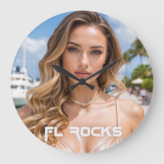 FLORIDA ROCKT GROTE KLOK (Voorkant)
