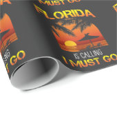 Florida roept de zomervakantie op cadeaupapier (Rol Hoek)