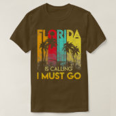 Florida roept me op naar Shirt  zomer (Design voorkant)
