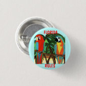 FLORIDA RONDE BUTTON 3,2 CM (Voorkant /achterkant)