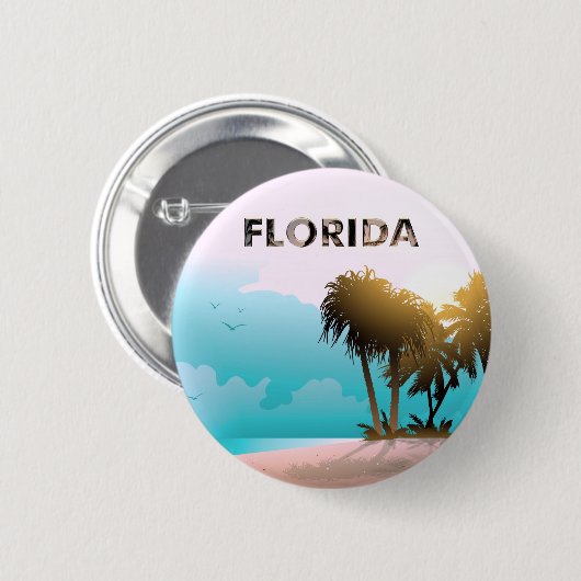 Florida Ronde Button 5,7 Cm (Voorkant /achterkant)