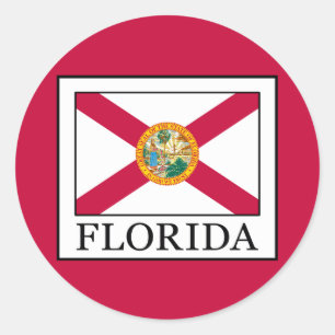 Florida Ronde Sticker