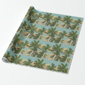 Florida Royal Palms Cadeaupapier (Uitgerold)
