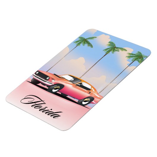 Florida Roze Zonsondergang Magneet (Linkerzijde)
