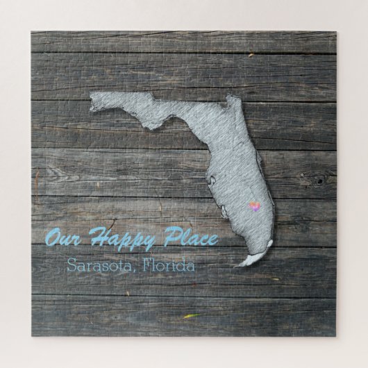 Florida Rustic Staatspuzzel Legpuzzel (Verticaal)