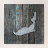 Florida Rustic State Puzzle Legpuzzel (Horizontaal)