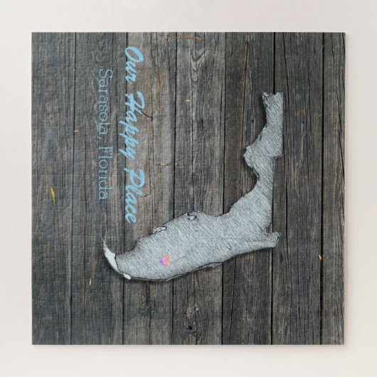 Florida Rustic State Puzzle Legpuzzel (Horizontaal)