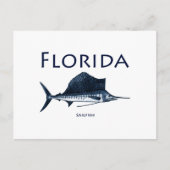 Florida Sailfish Briefkaart (Voorkant)
