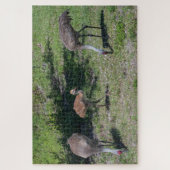 Florida Sandhill Cranes Family Foto Legpuzzel (Verticaal)