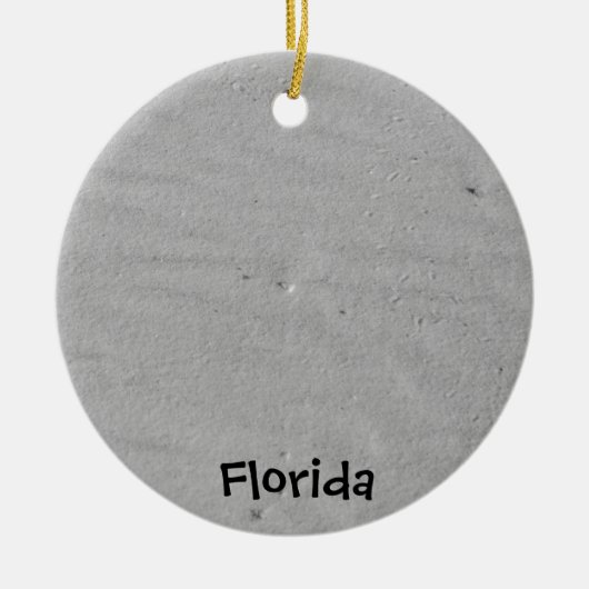 Florida Sands Keramisch Ornament (Voorkant)