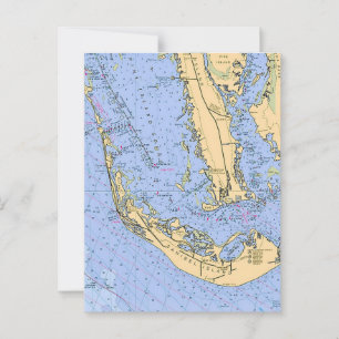 Florida - Sanibel Captiva Nautische Kaart Ansichtk