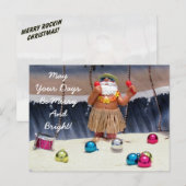 Florida Santa Briefkaart - Kerst van Merry Rockin (Voorkant / Achterkant)