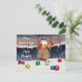 Florida Santa Briefkaart - Kerst van Merry Rockin (Staand voorkant)