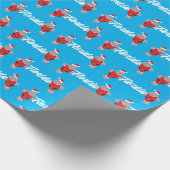 Florida Santa Manatee Kerstmis Cadeaupapier (Hoek)