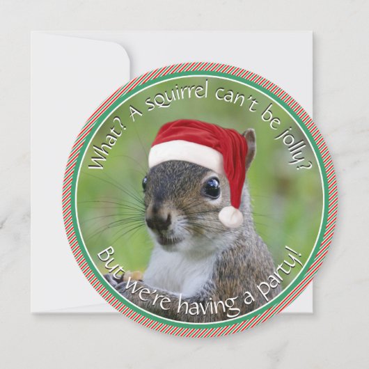 Florida Santa Squirrel™ is een feestelijke feestda Kaart (Voorkant)