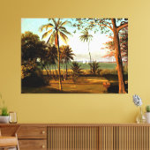 Florida Scene, beroemd kunstwerk van Albert Bierst Canvas Afdruk (Insitu (Woonkamer))