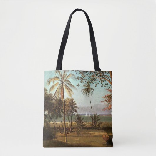 Florida Scene, mooi kunstschilderij, Tote Bag (Voorkant)